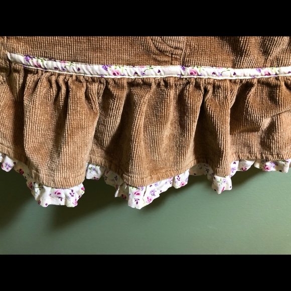 Corduroy Ruffled Dress - Picture 4 of 8